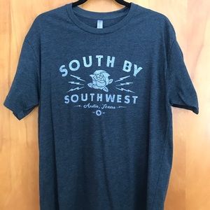 SXSW - Dark Heather Grey T shirt - Ladies Large